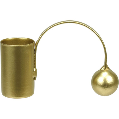 Castiçal Dourado Home&Co Metal 5,4x9x2,4cm para Velas