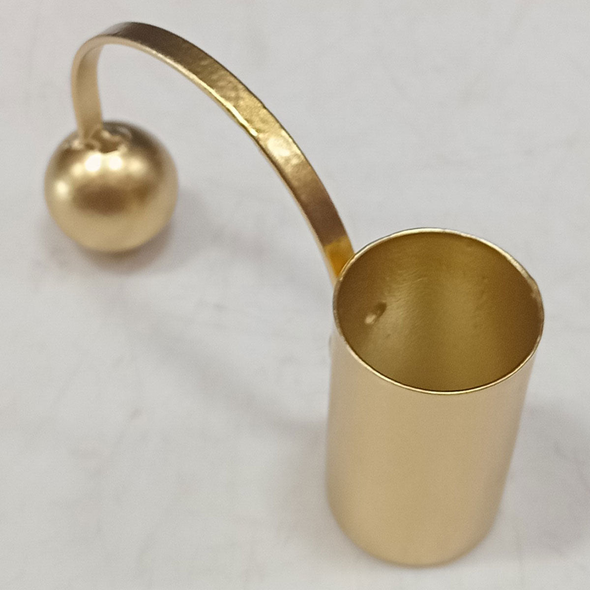 Castiçal Dourado Home&Co Metal 5,4x9x2,4cm para Velas