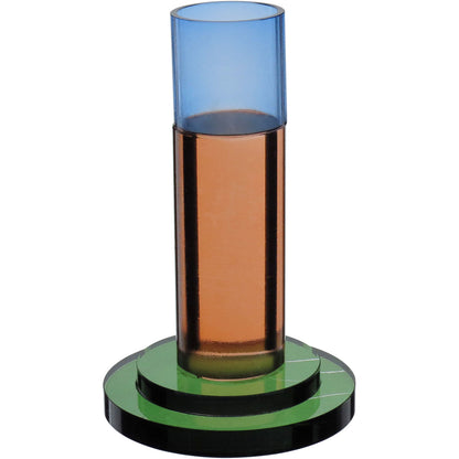 Castiçal Multicolorido Home&Co Eco Crystal Vidro 11x7cm