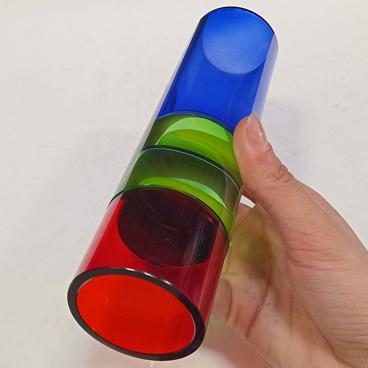 Vaso Decorativo Home&Co Eco Crystal Vidro Multicolorido 19x5x5cm