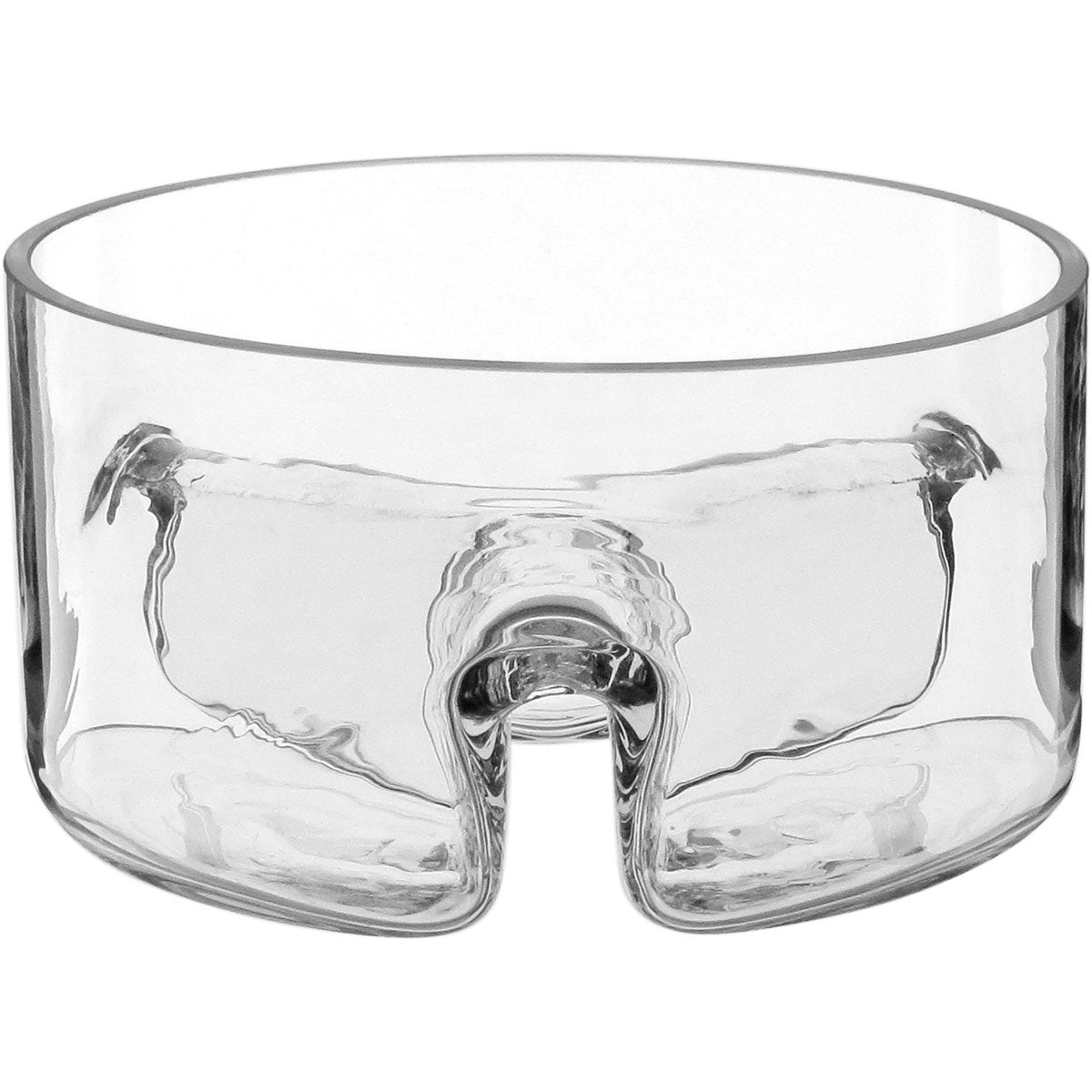 Petisqueira Home&Co Vidro Transparente 3 Divisões 8x16x16cm