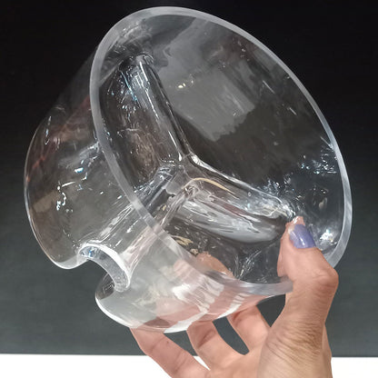 Petisqueira Home&Co Vidro Transparente 3 Divisões 8x16x16cm