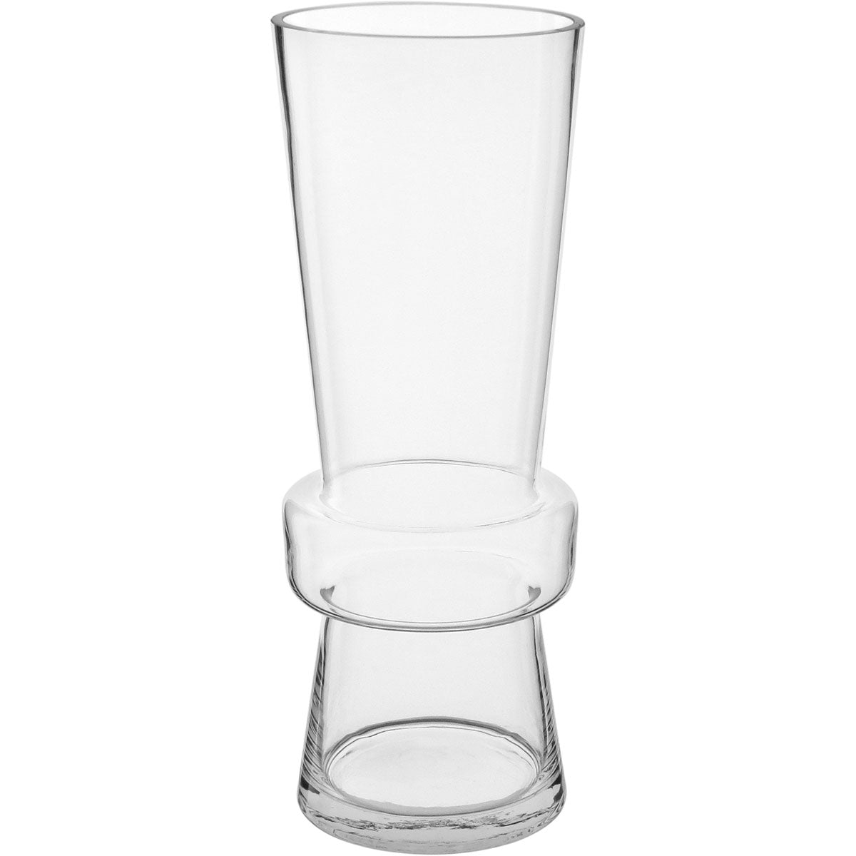 Vaso Decorativo Home&Co em Vidro Transparente 29x14cm
