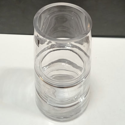 Vaso Decorativo de Vidro Transparente Home&Co 24x13cm