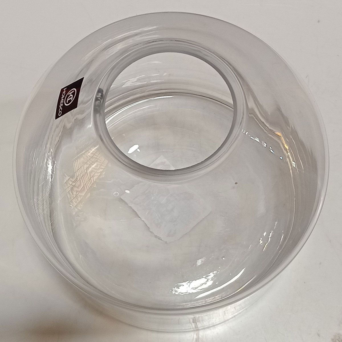 Vaso Decorativo Home&Co Vidro Transparente 15x15x15cm