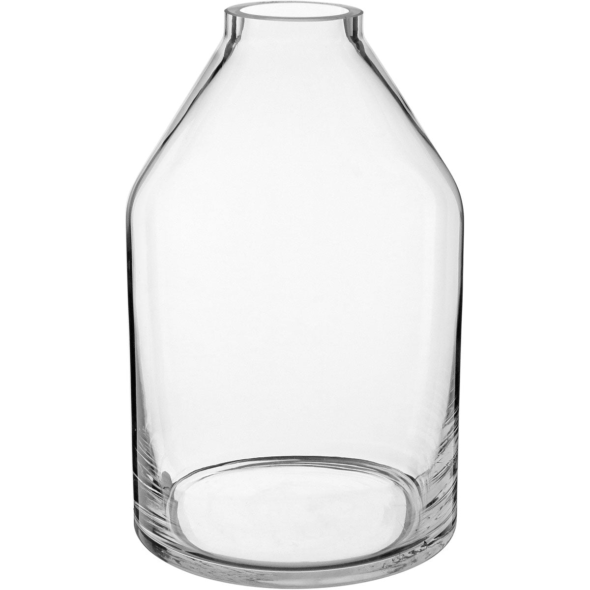 Vaso de Vidro Transparente Home&Co 23x15cm para Flores e Folhagens