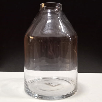 Vaso de Vidro Transparente Home&Co 23x15cm para Flores e Folhagens