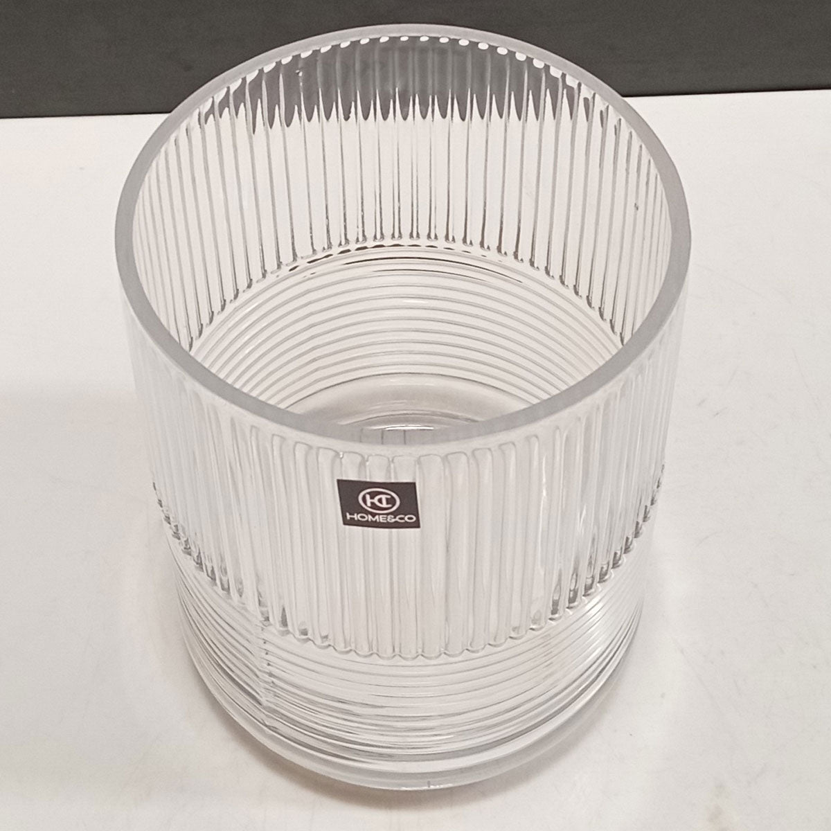 Vaso Decorativo Home&Co Vidro Transparente 15x12cm para Flores