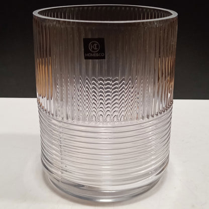 Vaso Decorativo Home&Co Vidro Transparente 15x12cm para Flores