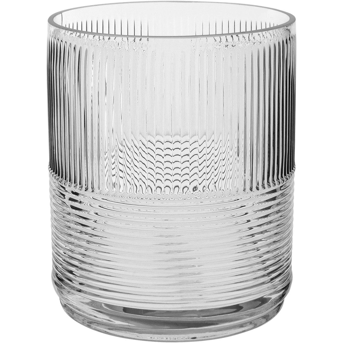 Vaso Decorativo em Vidro Transparente Home&Co 19x16x16cm