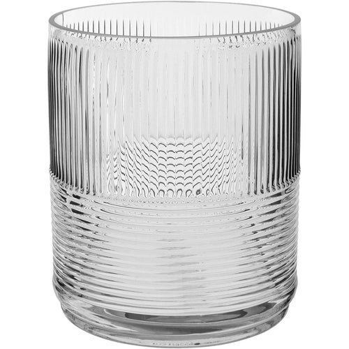 Vaso Decorativo em Vidro Transparente Home&Co 19x16x16cm