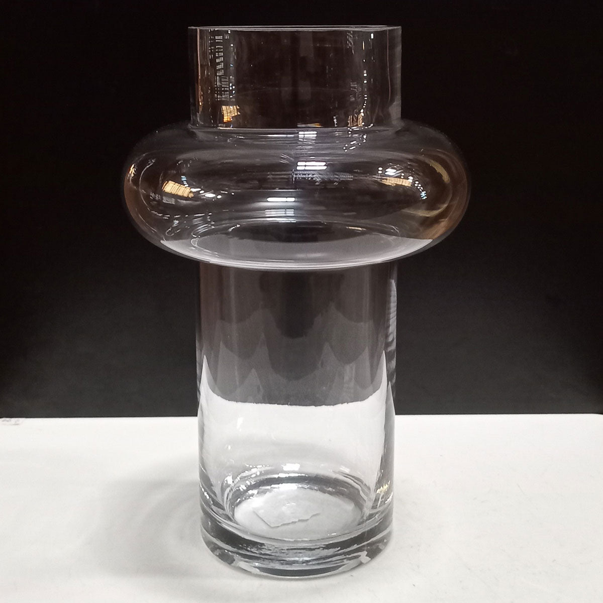 Vaso Decorativo Home&Co Vidro Transparente 30x20x20cm