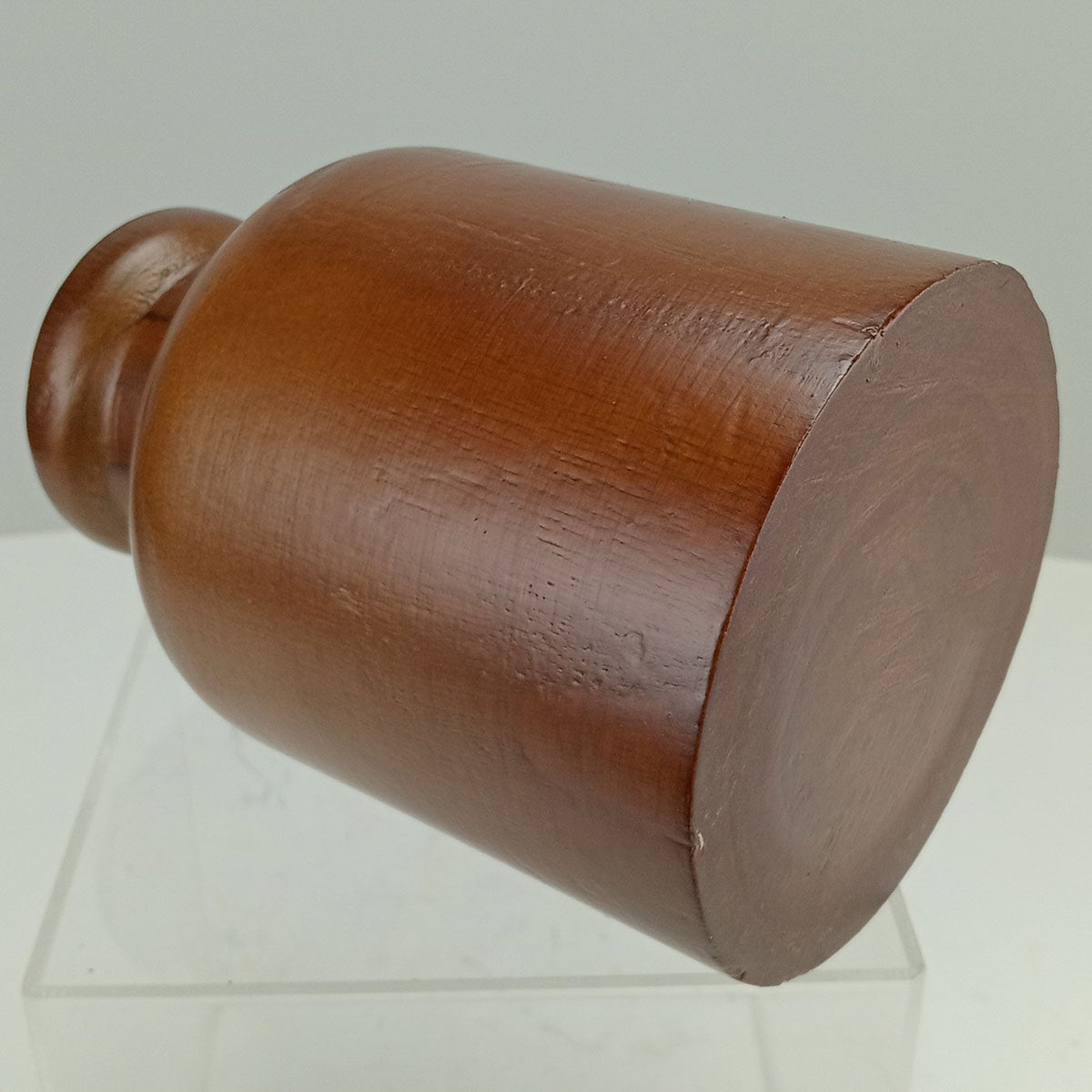 Vaso Decorativo de Madeira Natural Home&Co 19,3x13cm Marrom