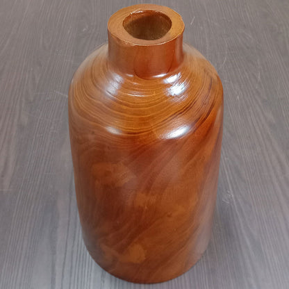 Vaso Decorativo Home&Co em Madeira Natural 41x23cm para Flores