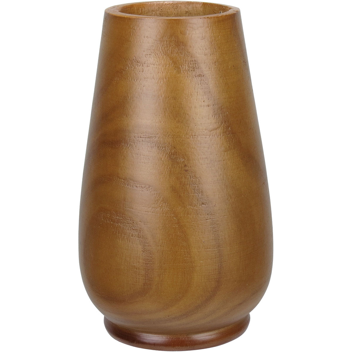 Vaso Decorativo em Madeira Natural Home&Co 24x14x14cm