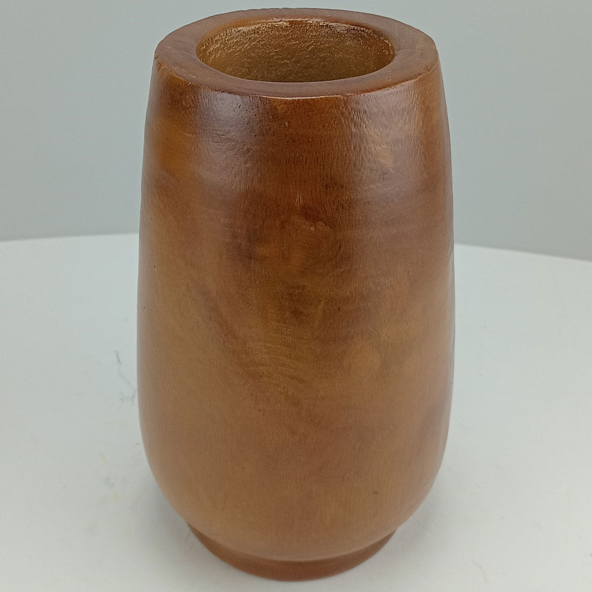 Vaso Decorativo em Madeira Natural Home&Co 24x14x14cm