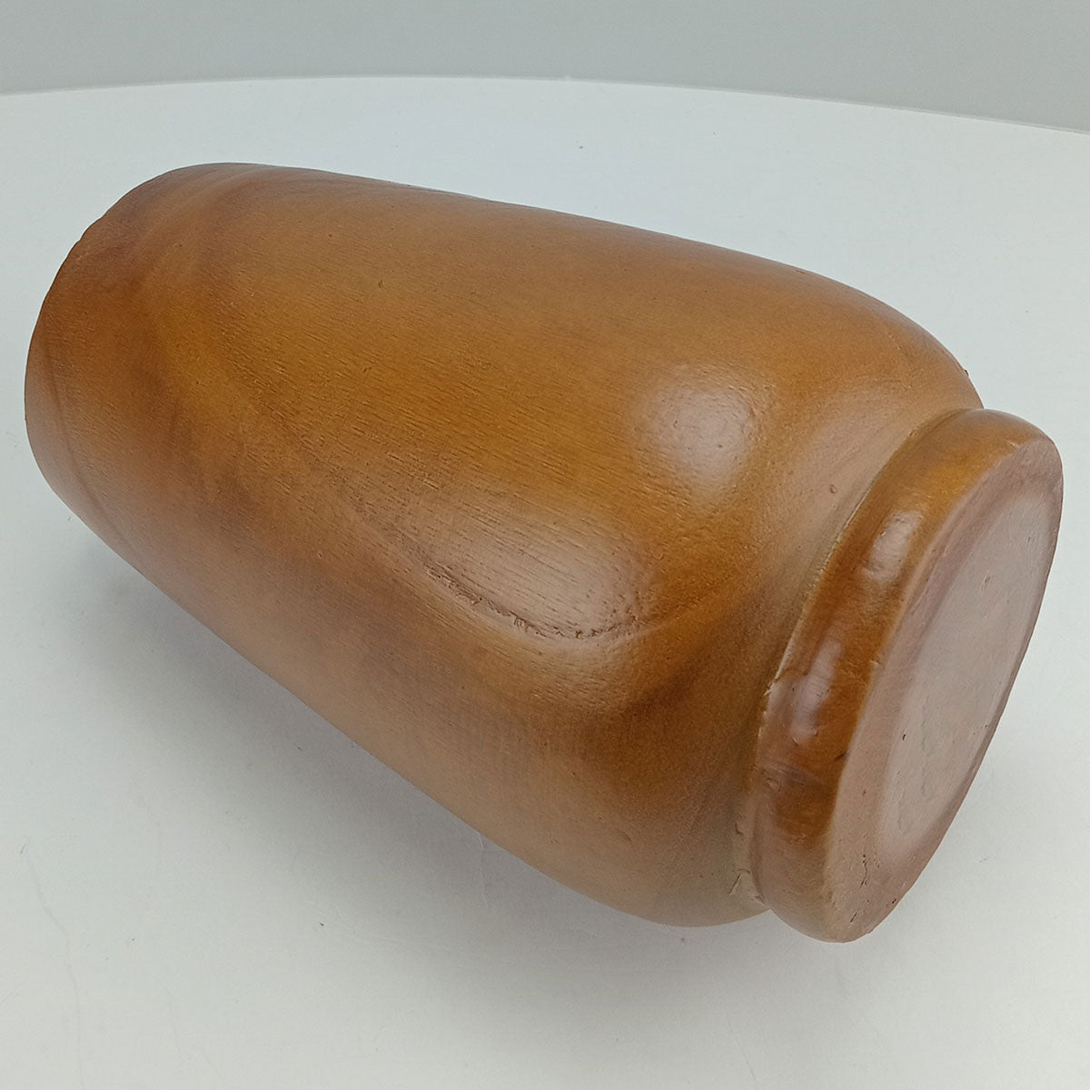 Vaso Decorativo em Madeira Natural Home&Co 24x14x14cm