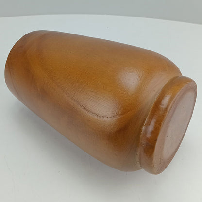 Vaso Decorativo em Madeira Natural Home&Co 24x14x14cm