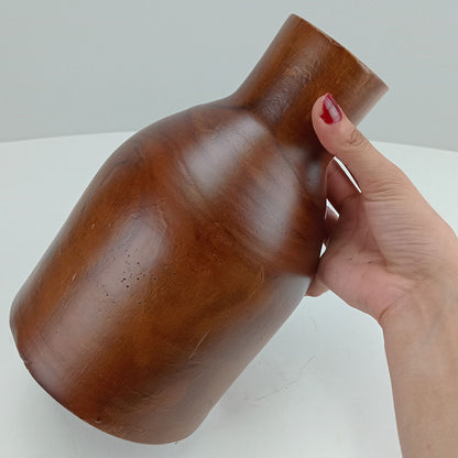 Vaso Decorativo Home&Co Madeira Natural 25x15x15cm