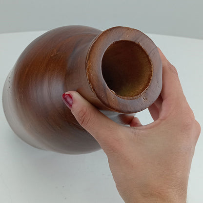 Vaso Decorativo Home&Co Madeira Natural 25x15x15cm