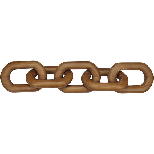 Adorno Corrente em Madeira Natural Home&Co 5x106cm