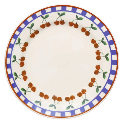 Aparelho de Jantar Chá 12 Peças Donna Jardim Cerejas Porcelana