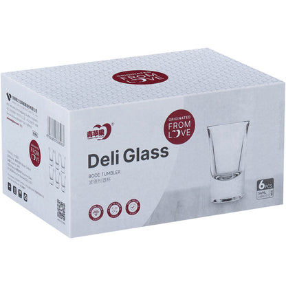 Conjunto 6 Copos Shot Vidro Transparente Home&Co 35ml 7x4x4cm