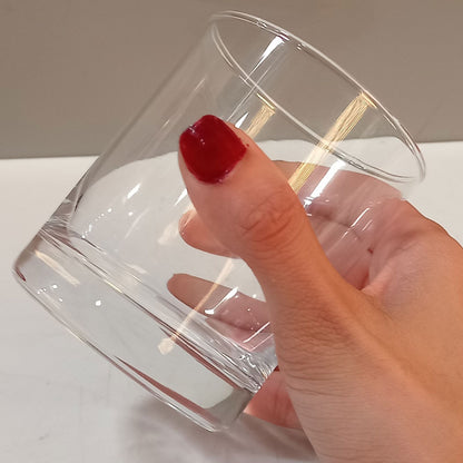 Copo Baixo Home&Co Vidro 290ml Transparente 9x8cm para Bebidas