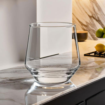 Copo Baixo Home&Co de Vidro 370ml Transparente 9x8cm para Bebidas