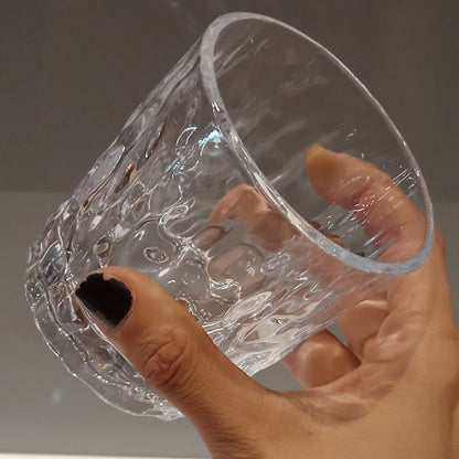 Copo Baixo Giratório Home&Co Vidro Transparente 280ml 9x8cm