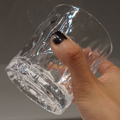 Copo Baixo Giratório Home&Co Vidro Transparente 280ml 9x8cm