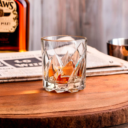 Copo Baixo Giratório Home&Co Vidro Transparente 280ml 9x8cm