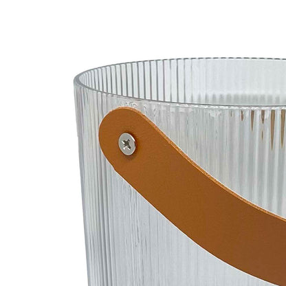 Balde de Gelo Acrílico Transparente 825ml Modern Stripes Mai Home