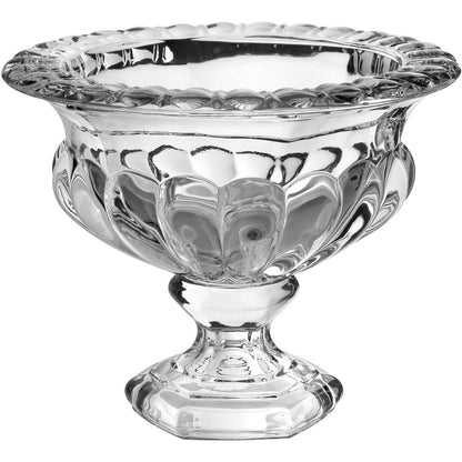 Centro de Mesa Proença Transparente 21x25cm com Pé de Cristal