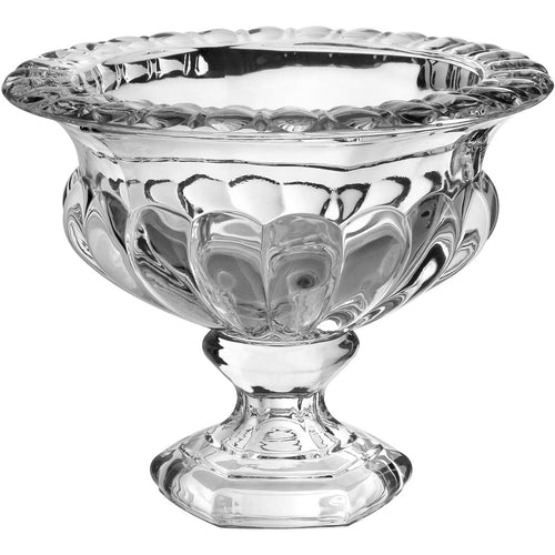 Centro de Mesa Proença Transparente 21x25cm com Pé de Cristal