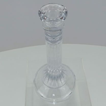 Castiçal de Vidro Transparente Home&Co Eco Crystal 25,3cm 11,4cm