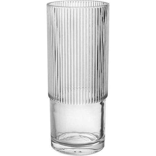 Vaso Decorativo Home&Co Vidro Transparente 31x13cm para Flores