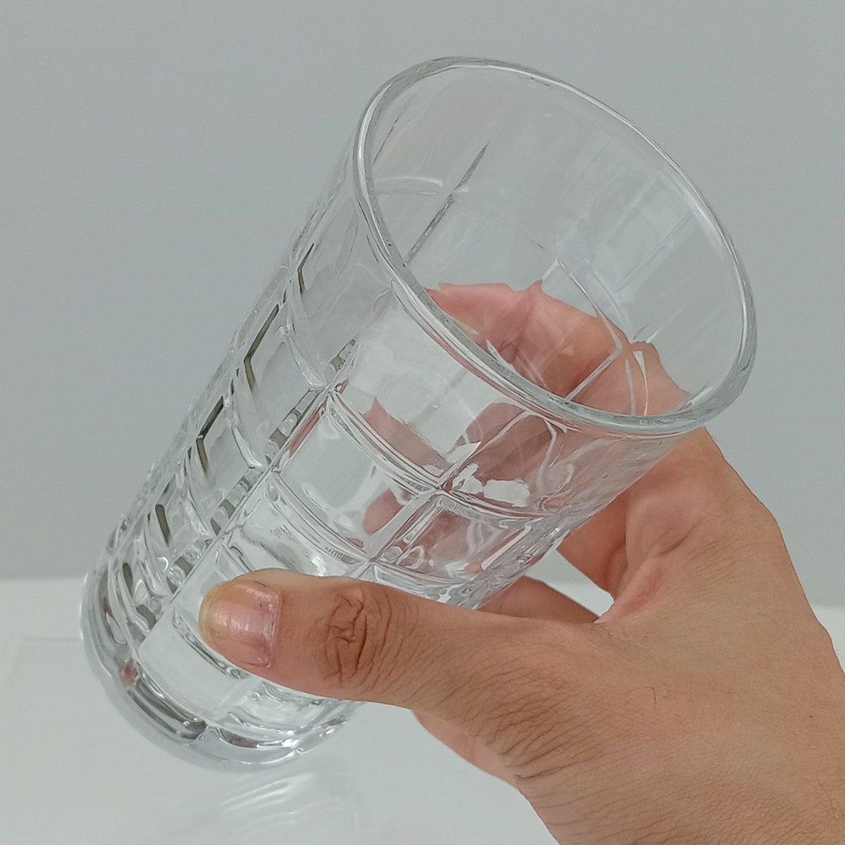 Copo Alto Home&Co 6 Peças Vidro Transparente 330ml 14x7cm