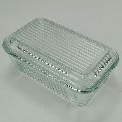 Manteigueira Home&Co Transparente com Tampa de Vidro 7x10x17cm