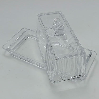 Manteigueira Transparente com Tampa de Vidro Home&Co 9x20cm