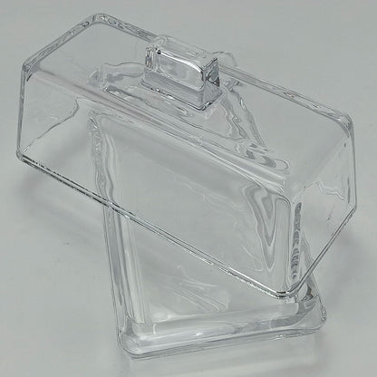 Manteigueira de Vidro Transparente Home&Co 9x20x9cm com Tampa