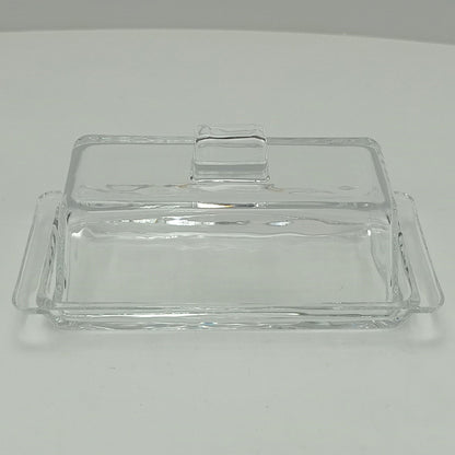Manteigueira de Vidro Transparente Home&Co 9x20x9cm com Tampa