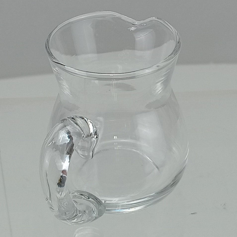 Mini Jarra de Vidro Transparente Home&Co 120ml 9x6x6cm
