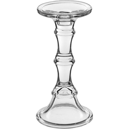 Castiçal de Vidro Transparente Home&Co Eco Crystal 23x10x10cm