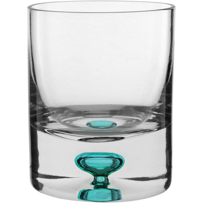 Copo Baixo Home&Co Esfera Verde 300ml Vidro Transparente 9,9cm