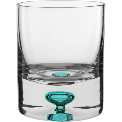 Copo Baixo Home&Co Esfera Verde 300ml Vidro Transparente 9,9cm