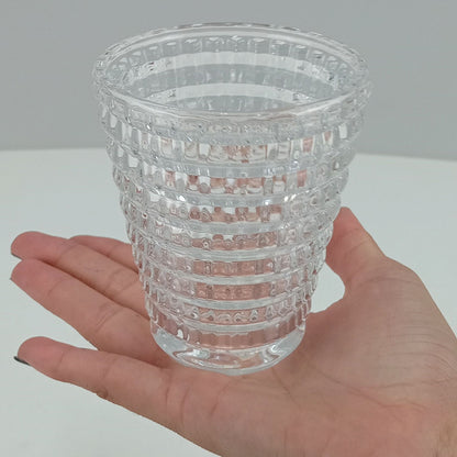 Vaso Redondo Home&co Eco Crystal 10x9x9cm Transparente
