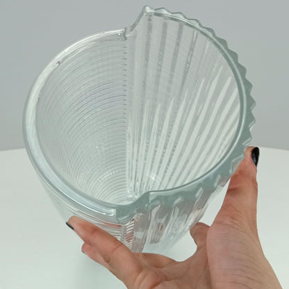 Vaso Redondo Home&co Eco Crystal 35x15x15cm Transparente