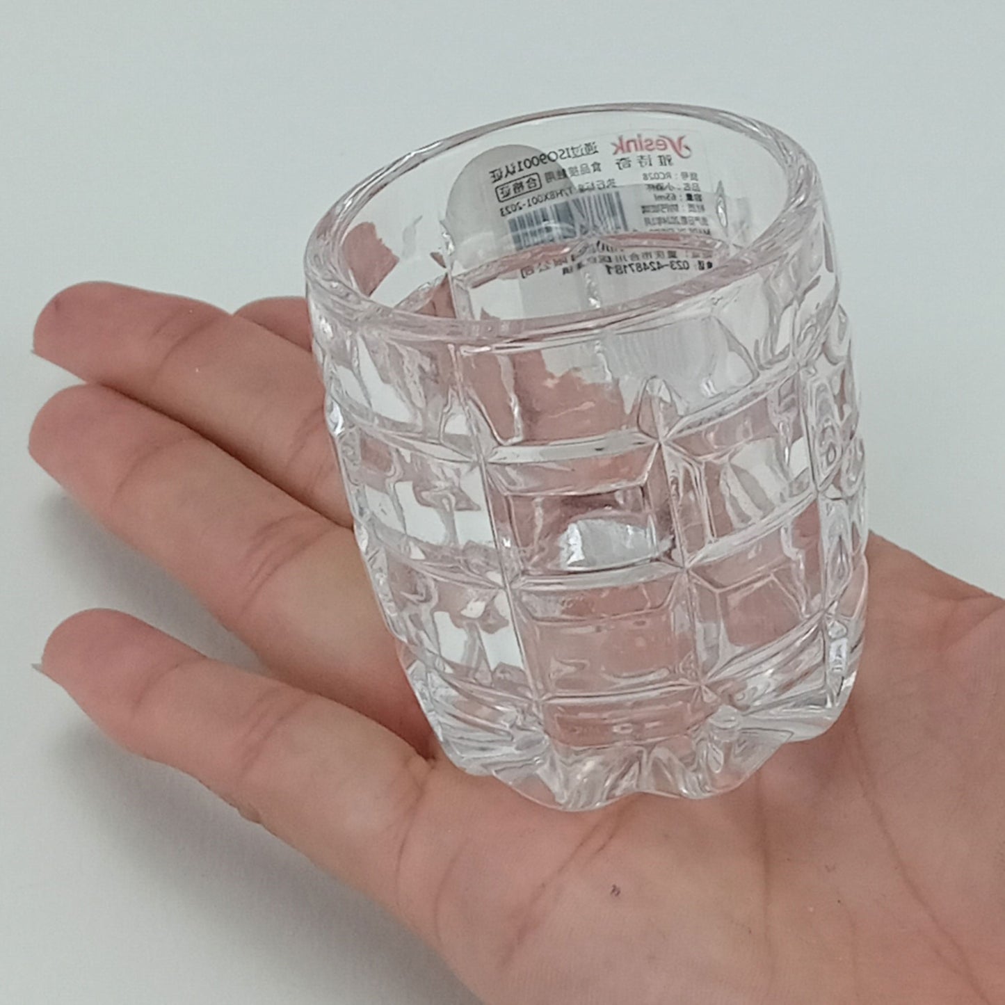 Copo Shot Home&Co Eco Crystal 60ml Vidro Transparente 5,9cm