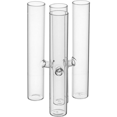 Vaso Tubos Home&co Borossilicato 20x13x13cm Transparente
